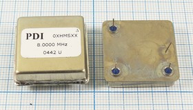 Термокомпенсированный кварцевый генератор 8МГц,HCMOS, 2ppm, гк 8000 \TCXO\25x25x07\CM\\ SPCL08000XHM