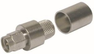 TC-400-SM-X, RF Connectors / Coaxial Connectors SMA-Male (plug) crimp connector; no braid trim TC-400-SM-X, RF Connectors / Coaxial Connectors SMA-Male (plug) crimp connector; no braid trim