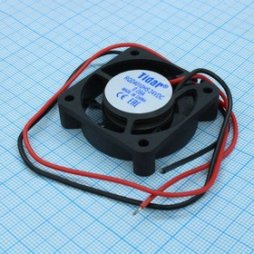 RQD 4010HS 24VDC, (40*40*10 24V), Вентилятор 24В 40x40х10мм, 7400 об/мин., 10.5м3/час, 24дБ, подшипник скольжения, тип вывода - провод