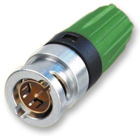 NTR-NBNC75BFG7, Вилка, BNC, "папа", экранированный, с амортизатором, прямой, 75Ом