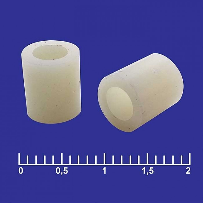 Ф7-4X8, Стойка пластиковая d внутр=4мм, L=8мм