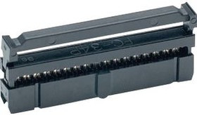 C3001-20YYGB00R, Multiple Contact Strip DIN 41651, Vertical, Socket, 1A, Contacts - 20