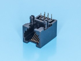 TJ4-6P6C, Разъем RJ-12 на плату, 6P6C, тип 4