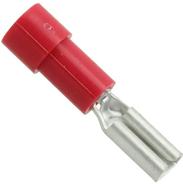 19017-0001, Quick Disconnect Terminal 18-22AWG Brass Red F 22mm Tin InsulKrimp™ Bag