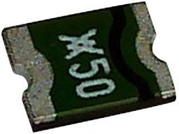 MICROSMD110F-2, Resettable Fuse, PPTC, 1210 (3225 метрический), Серия PolySwitch microSMD, 6 В DC, 1.1 А, 2.2 А