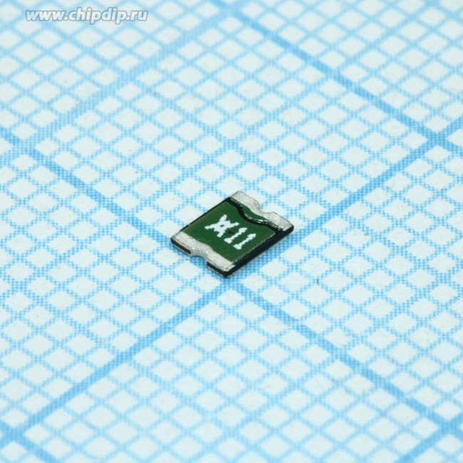 MICROSMD110F-2, Resettable Fuse, PPTC, 1210 (3225 метрический), Серия PolySwitch microSMD, 6 В DC, 1.1 А, 2.2 А