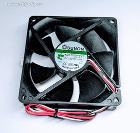 Вентилятор Sunon KDE1209PTV1 DC 92x92x25 21V 1.8W 0.15A 3pin