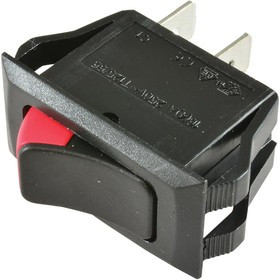 CRE22F4BBBNE, SWITCH, ROCKER, SPST, 20A, 250V, BLACK