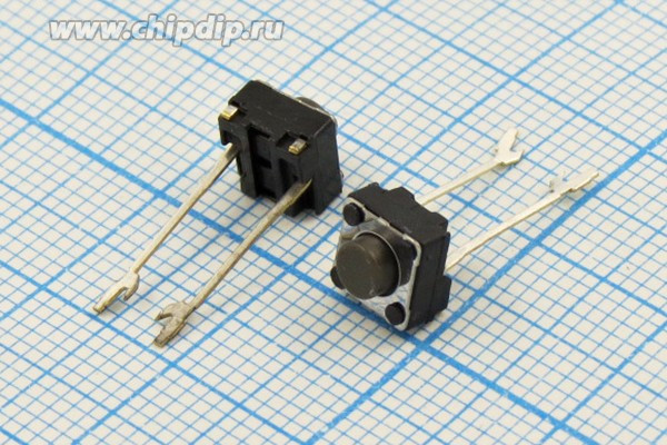 Тактовая кнопка, 6.2x 6.2x 5.0, алгоритм работы NO, 2LW13