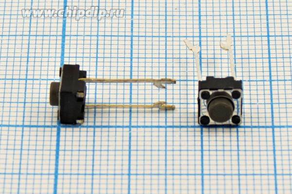 Тактовая кнопка, 6.2x 6.2x 5.0, алгоритм работы NO, 2LW13