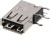 482040001, Разъем USB, Тип A, USB 2.0, розетка угловая, 4 контакта лоток