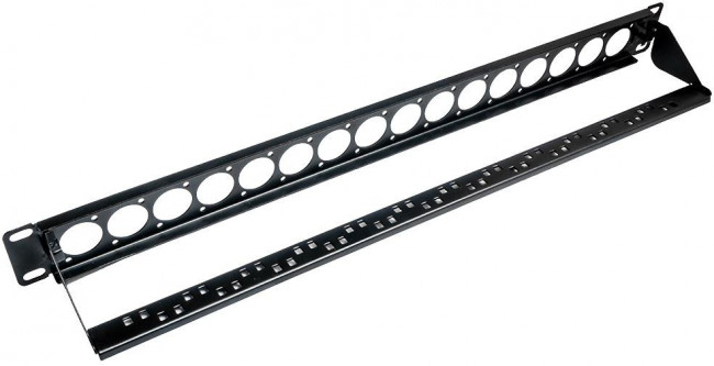 FFDU16CM, Patch Panel, 16 Ports, 483x75x45mm, Black FFDU16CM, Patch Panel, 16 Ports, 483x75x45mm, Black