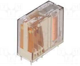 6-1393234-8, Power Relay 24VDC 8A DPDT(29x12.6x25.5)mm THT