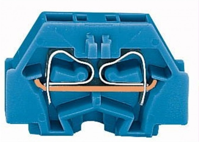 2-wire terminal, spring-clamp connection, 0.08-1.5 mm², 1 pole, 18 A, 6 kV, blue, 260-304 2-wire terminal, spring-clamp connection, 0.08-1.5 mm², 1 pole, 18 A, 6 kV, blue, 260-304