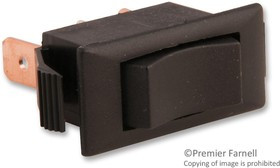 1504-11E, SWITCH, ROCKER, SPDT, 15A, 250V, BLACK