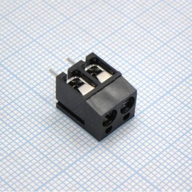 DG305-5.0-02P-13-00A(H), (чёрный), Винтовой клеммный блок с защитой провода, 2 контакта. Серия DG305-5.0 DG305-5.0-02P-13-00A(H), (чёрный), Винтовой клеммный блок с защитой провода, 2 контакта. Серия DG305-5.0