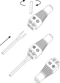 Разъем ЭРА R-DC04 гнездо DC питания 2. 1х5. 5 с клеммной колодкой Б0048311