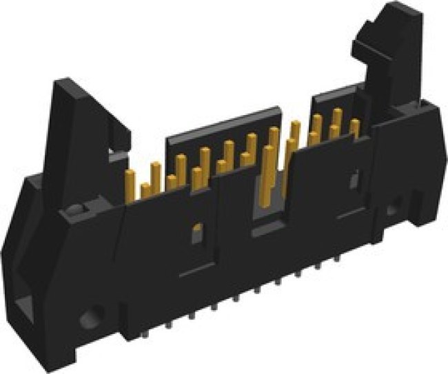 5499160-4, AMP-LATCH Series Straight Through Hole PCB Header, 20 Contact(s), 2.54mm Pitch, 2 Row(s), Shrouded 5499160-4, AMP-LATCH Series Straight Through Hole PCB Header, 20 Contact(s), 2.54mm Pitch, 2 Row(s), Shrouded
