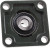 UCF202, 4 Hole Flange Bearing Unit 15mm ID