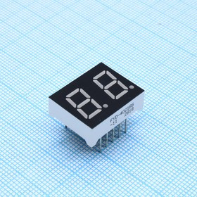 FYD-4021BS-11, 10.2mm OA Красный 15-20mcd