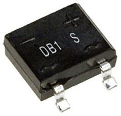 DB107S, диодный мост 1А 1000В SMD DBS