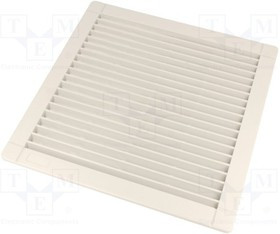 CV-320-32, Решетка, Отв: 302x291мм, D: 24мм, IP54, Монтаж: на защелки, 650г