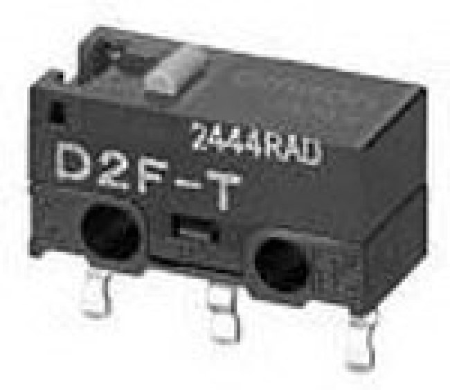 D2F, Switch Snap Action N.O./N.C. SPDT Pin Plunger 3A 125VAC 30VDC 1.47N Thru-Hole PC Pins D2F, Switch Snap Action N.O./N.C. SPDT Pin Plunger 3A 125VAC 30VDC 1.47N Thru-Hole PC Pins