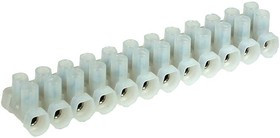 CTSOS433/12, Terminal Strip, Natural, 41A, 450V, Poles - 12