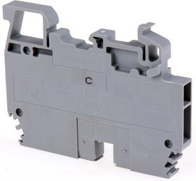 1SNA115479R2300, SNA Series Grey DIN Rail Terminal Block, 4mm², Single-Level, Screw Termination