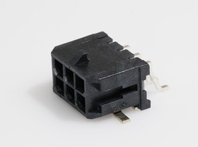 0430450609, Conn Wire to Board HDR 6 POS 3mm Solder RA Side Entry SMD Micro-Fit 3.0™ T/R 0430450609, Conn Wire to Board HDR 6 POS 3mm Solder RA Side Entry SMD Micro-Fit 3.0™ T/R