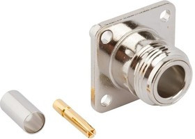 082-5372, RF Connectors / Coaxial Connectors 4H FLNG JCK RG142