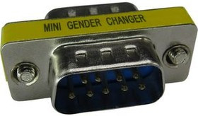 RND 205-00852, D-Sub Gender Changer, D-Sub 9-Pin Plug / D-Sub 9-Pin Plug