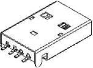 48037-2100, USB Connectors USB A Plug Leg 4.8mm ug Leg 4.8mm SMT L/F