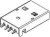 48037-2100, USB Connectors USB A Plug Leg 4.8mm ug Leg 4.8mm SMT L/F