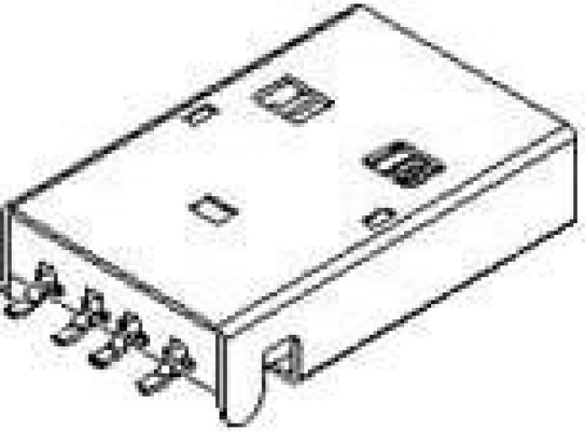 48037-2100, USB Connectors USB A Plug Leg 4.8mm ug Leg 4.8mm SMT L/F