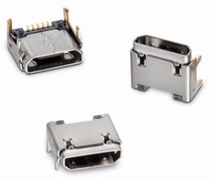 629105150521, USB Connectors WR-COM USB Micro SMT Type B Horiztl 629105150521, USB Connectors WR-COM USB Micro SMT Type B Horiztl
