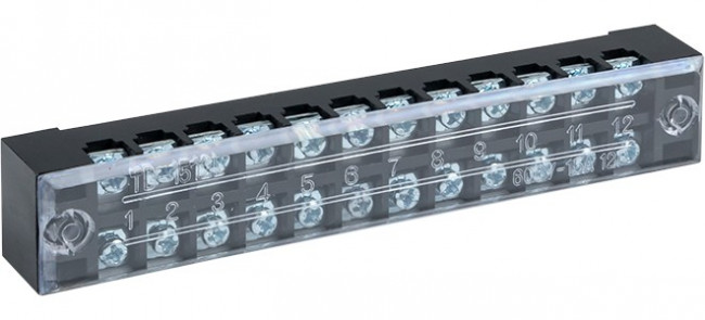 Терминал клеммный TB-1512 до 1,5 мм2 15A 12 клеммных пар EKF