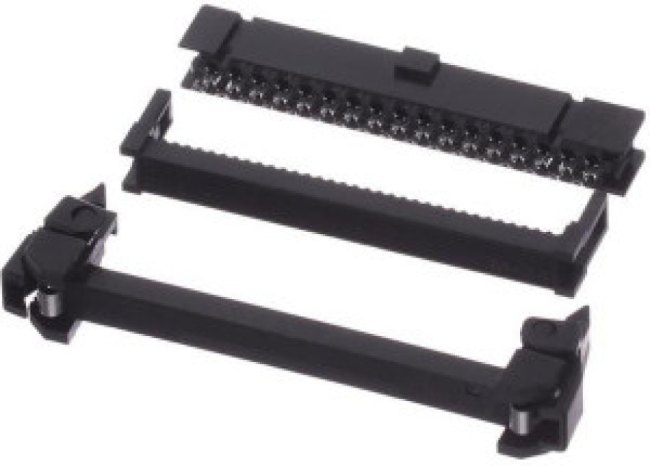 XG4M-3430-U, Conn IDC Connector SKT 34 POS 2.54mm IDT RA Cable Mount