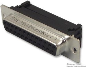 L17DBFRA25SC309, Разъем D Sub, DB25, Standard, Гнездо, Серия 17D, 25 контакт(-ов), DB, IDC / IDT L17DBFRA25SC309, Разъем D Sub, DB25, Standard, Гнездо, Серия 17D, 25 контакт(-ов), DB, IDC / IDT