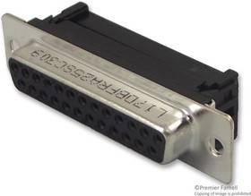L17DBFRA25SC309, Разъем D Sub, DB25, Standard, Гнездо, Серия 17D, 25 контакт(-ов), DB, IDC / IDT