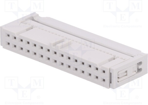 71600-030LF, Вилка; IDC; "мама"; PIN: 30; с зажимом шлейфа; IDC; на шлейф; 1,27мм 71600-030LF, Вилка; IDC; "мама"; PIN: 30; с зажимом шлейфа; IDC; на шлейф; 1,27мм