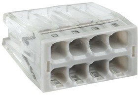 Клемма строительно-монтажная СМК 2273-248 8-проводная 0.5-2.5кв.мм с пастой (уп.50шт) PROxima EKF plc-smk-2273-248 Клемма строительно-монтажная СМК 2273-248 8-проводная 0.5-2.5кв.мм с пастой (уп.50шт) PROxima EKF plc-smk-2273-248