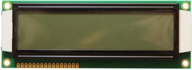 MC21609AB6WM-FPTLW-V2, LCD MODULE, 16 X 2, COB, 9.66MM, FSTN