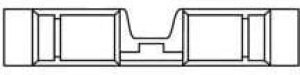 19200-0002, Terminals AS-845 BUTT SPLICE S CE SEAMLESS AVIKRIMP 19200-0002, Terminals AS-845 BUTT SPLICE S CE SEAMLESS AVIKRIMP