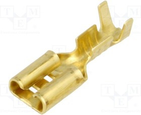 BM02148, Наконечник плоский, 4,8мм, 0,8мм, "мама", 0,5-1,25мм2, обжим