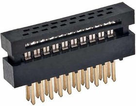 M50-3801042, Headers &amp; Wire Housings 10+10 DIL IDC ML, Au TRANSITION PLUG