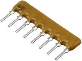 4608X-101-221LF, Res Thick Film NET 220 Ohm 2% 1W ±100ppm/°C BUS Conformal Coated 8-Pin SIP Pin Thru 4608X-101-221LF, Res Thick Film NET 220 Ohm 2% 1W ±100ppm/°C BUS Conformal Coated 8-Pin SIP Pin Thru