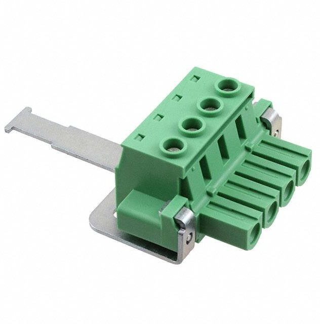 1970359, Pluggable Terminal Blocks 4 Pos 10.16mm pitch Plug 18-6 AWG Screw