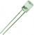 BL-L542PGC, Светодиод 5мм/зеленый/ 525нм/800-2000мкд/ прозрачный/90°/ цилиндрический