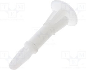 DR8G820V40625, Втулка дистанцирующая, полиамид, Дл 14,3мм, защелка / защелка